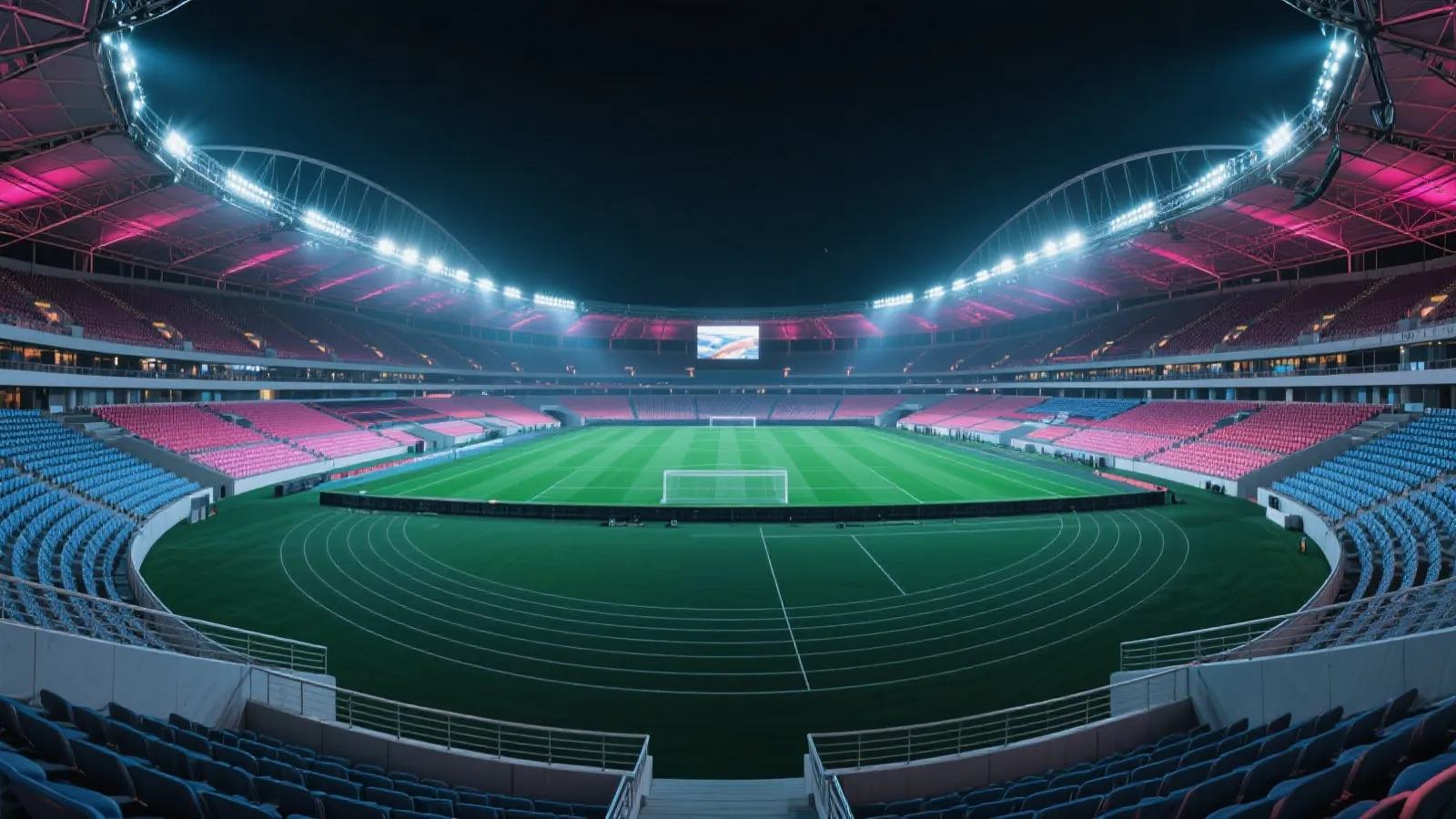 现代体育赛场全景